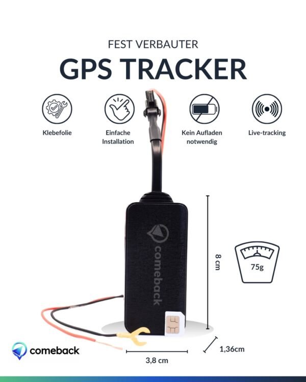 Comeback GPS-Tracker Verbaut – Bild 2