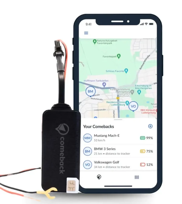Comeback GPS-Tracker Verbaut