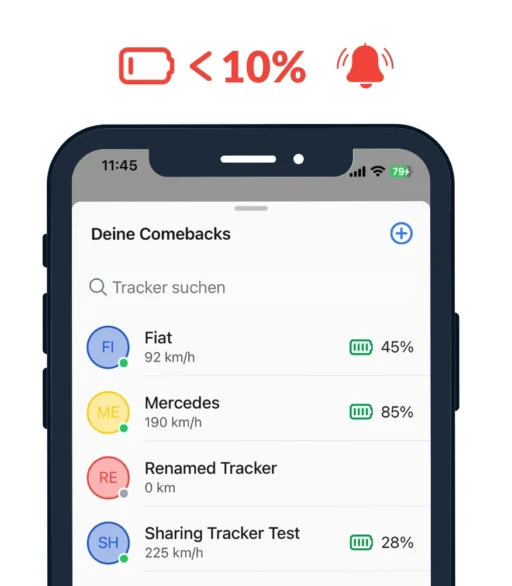 In den Benutzereinstellungen kannst Du nun einstellen, dass Du benachrichtigt wirst, wenn der Akku unter 10% fällt.