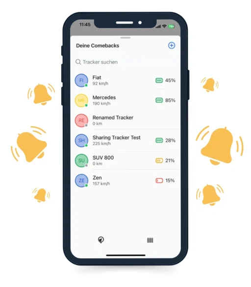 Erhalte Push-Benachrichtigungen jetzt auf jedem Gerät, das mit Deinem Comeback-Account verbunden ist.