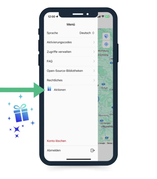 Erhalte interessante In-App-Benachrichtigungen.