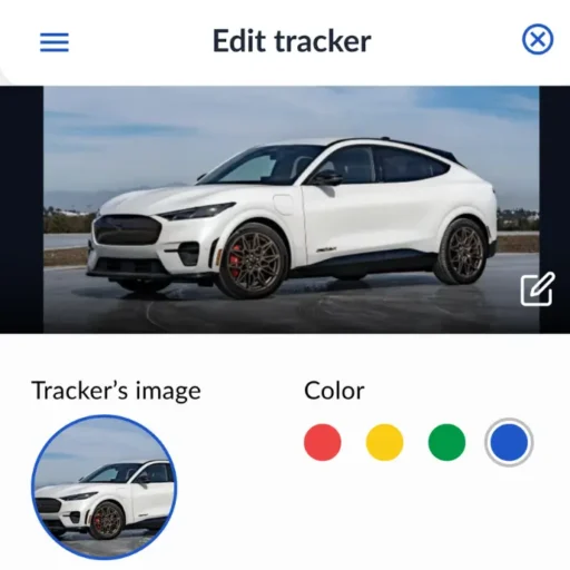 Bringe die Personalisierung Deines Trackers auf die nächste Stufe: Lege ein Foto für jeden Tracker fest.