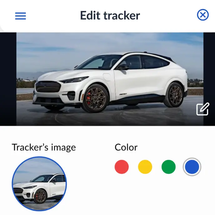Bringe die Personalisierung Deines Trackers auf die nächste Stufe: Lege ein Foto für jeden Tracker fest.