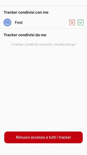 La persona invitata può ora decidere se accettare l'invito.