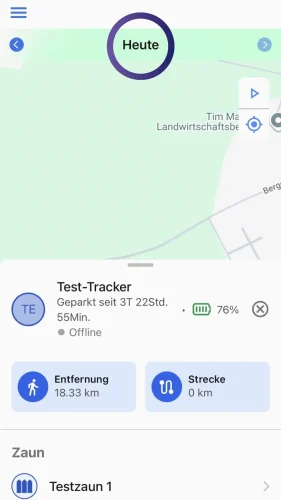 Klicke nun auf das „Heute“ am oberen Bildschirmrand (oder springe mit den Pfeilen daneben zwischen den Tagen hin- und her).