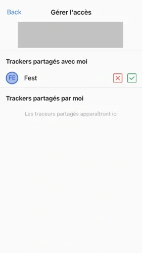 La personne invitée peut alors décider d'accepter ou non l'invitation.