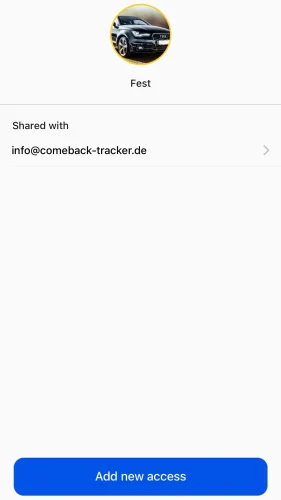 Now press "Add new access".