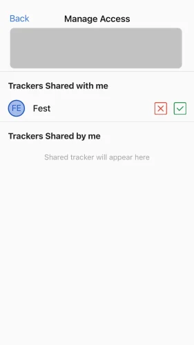The invited person can now decide whether to accept the invitation.